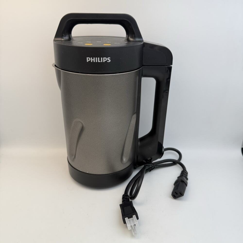 Philips Viva Collection HR2204 Soup Maker 10-in-1 Hot Cold Blender w Power Cable